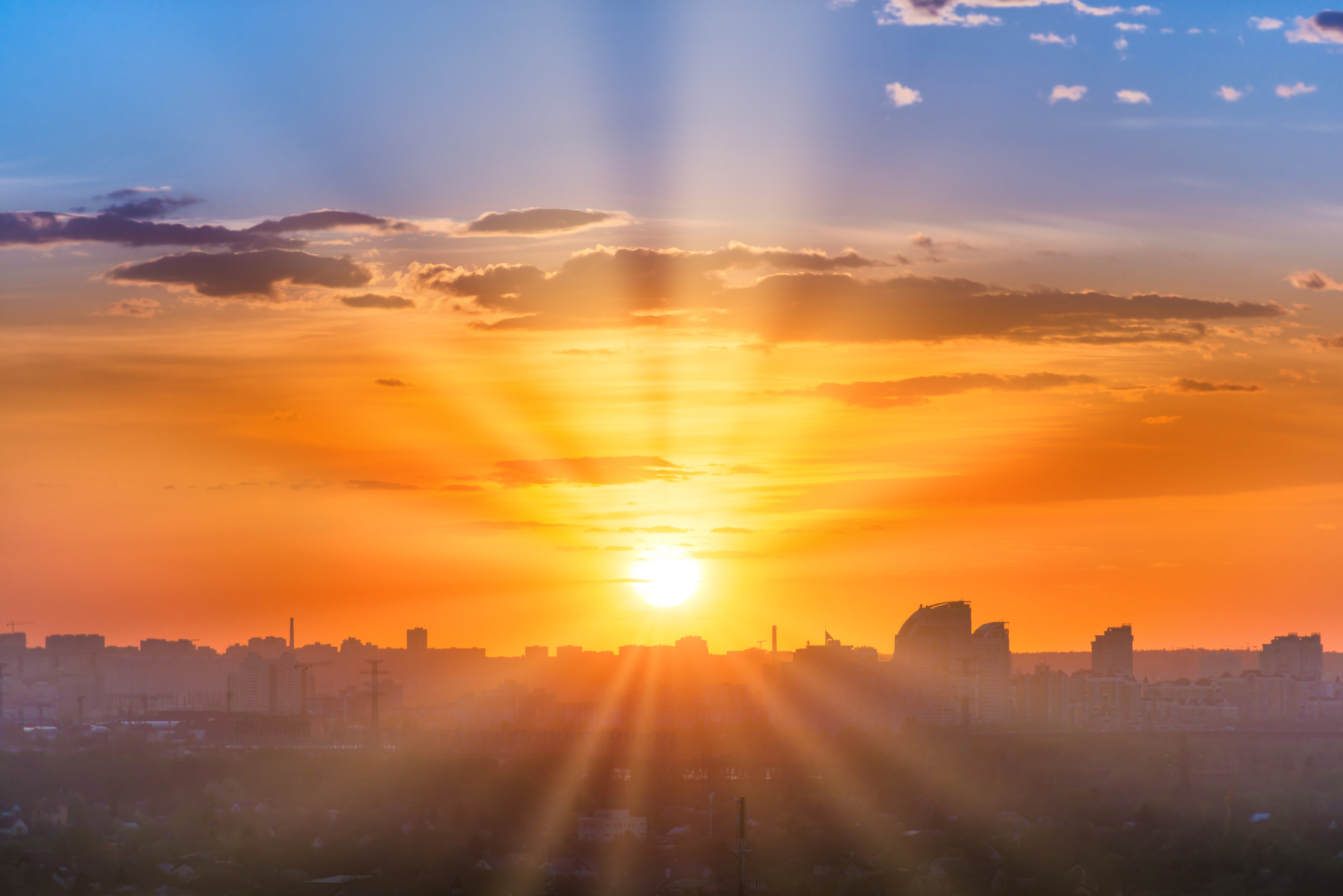 Sunset in Big City